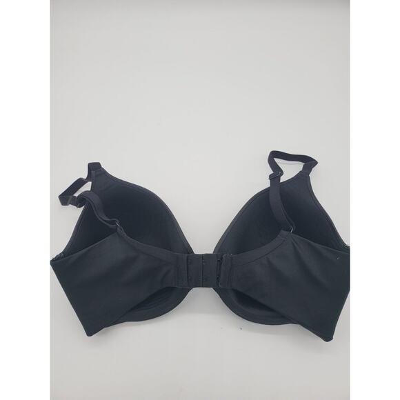 Wacoal Bra 32DD Womens Black Padded Underwired Adjustable Straps Silky Feel - Picture 3 of 4